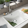 KILSVIKEN inset sink, 1 bowl