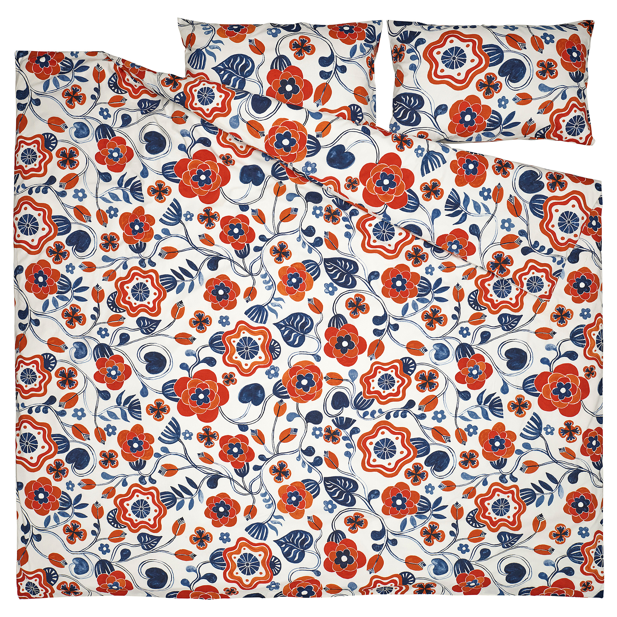 KANONVISKA duvet cover and 2 pillowcases