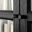 BILLY/OXBERG bookcase with glass doors