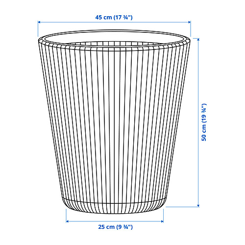 BJÖRNBAMBU plant pot