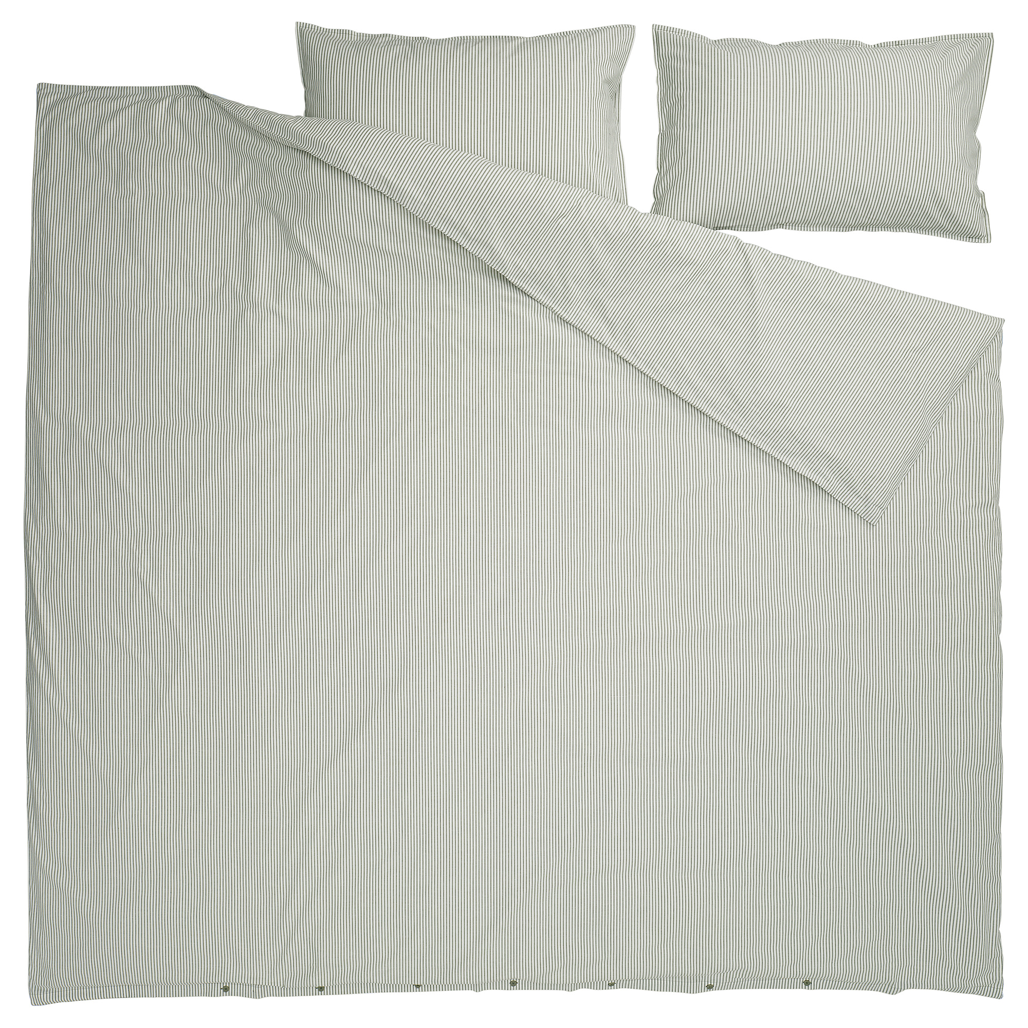 SOLFIBBLA duvet cover and 2 pillowcases