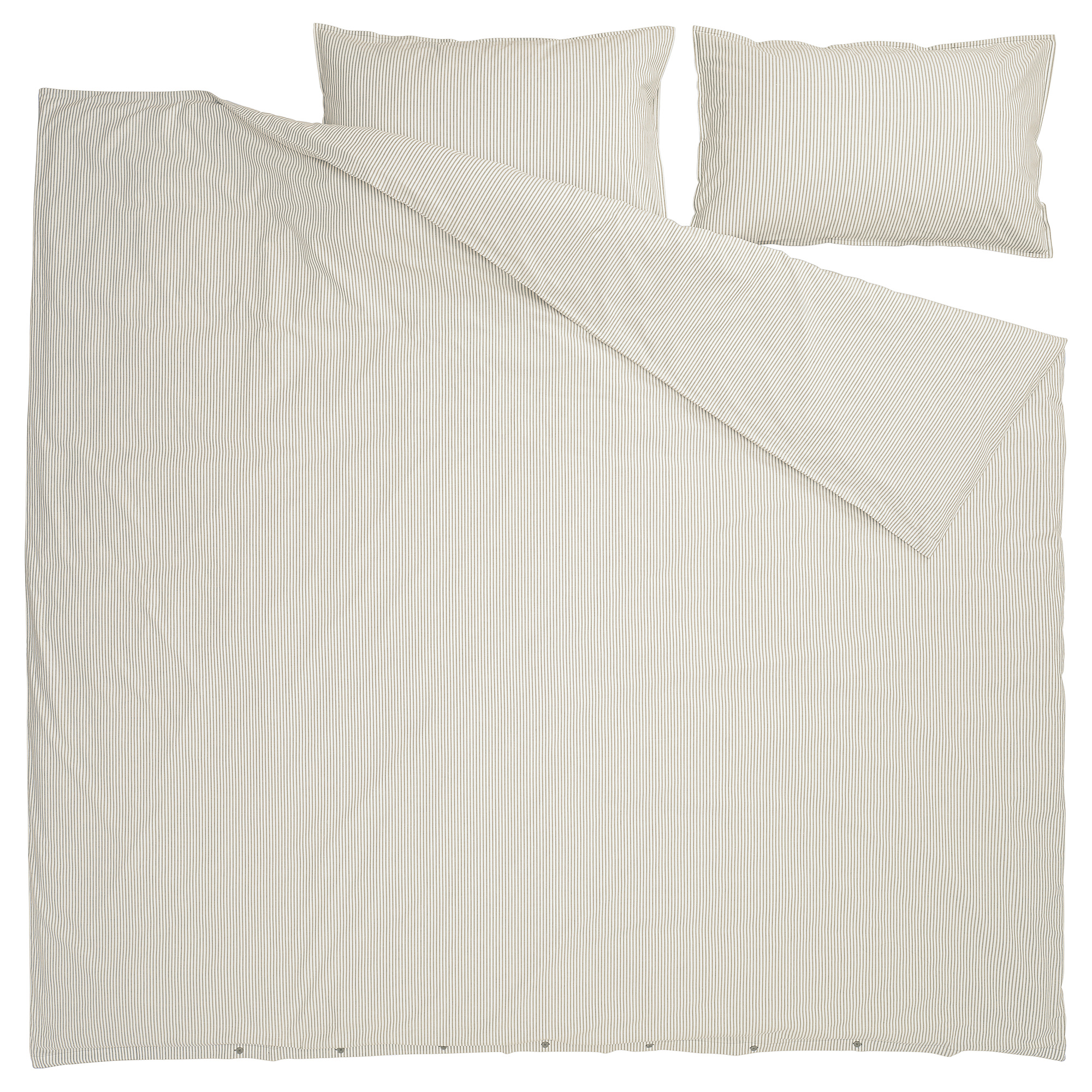 SOLFIBBLA duvet cover and 2 pillowcases