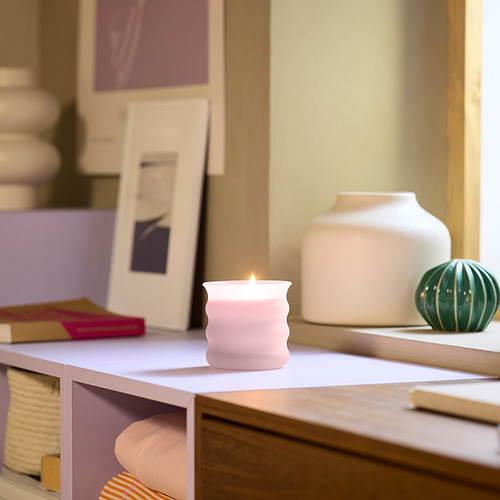 JUVELTRAST scented candle in glass