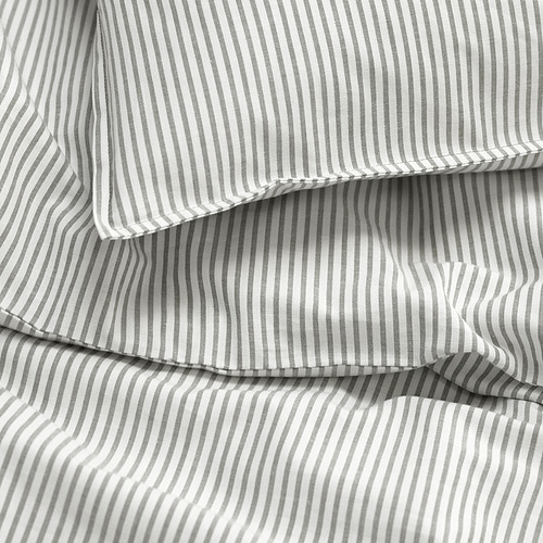 SOLFIBBLA duvet cover and 2 pillowcases