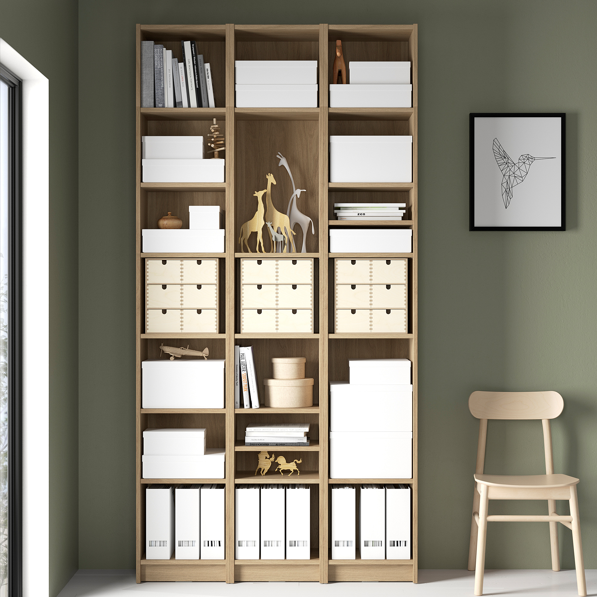 BILLY bookcase comb with extension units