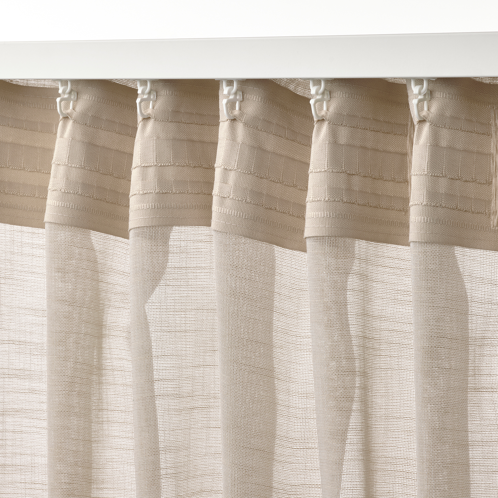 HÄLLEBRÄCKA sheer curtains, 1 pair