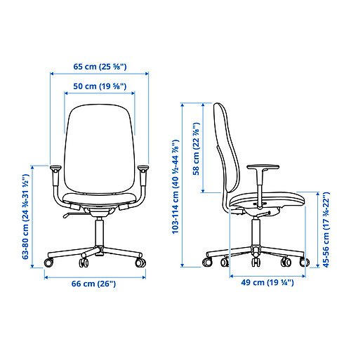 MULLSJÖ/SMÖRKULL desk and chair