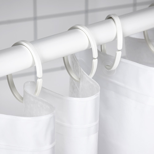HASSJÖN - shower curtain ring, white | IKEA Taiwan Online - PE769339_S4