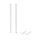 BOAXEL - pair of legs, white, 67-84 cm | IKEA Taiwan Online - PE769400_S1
