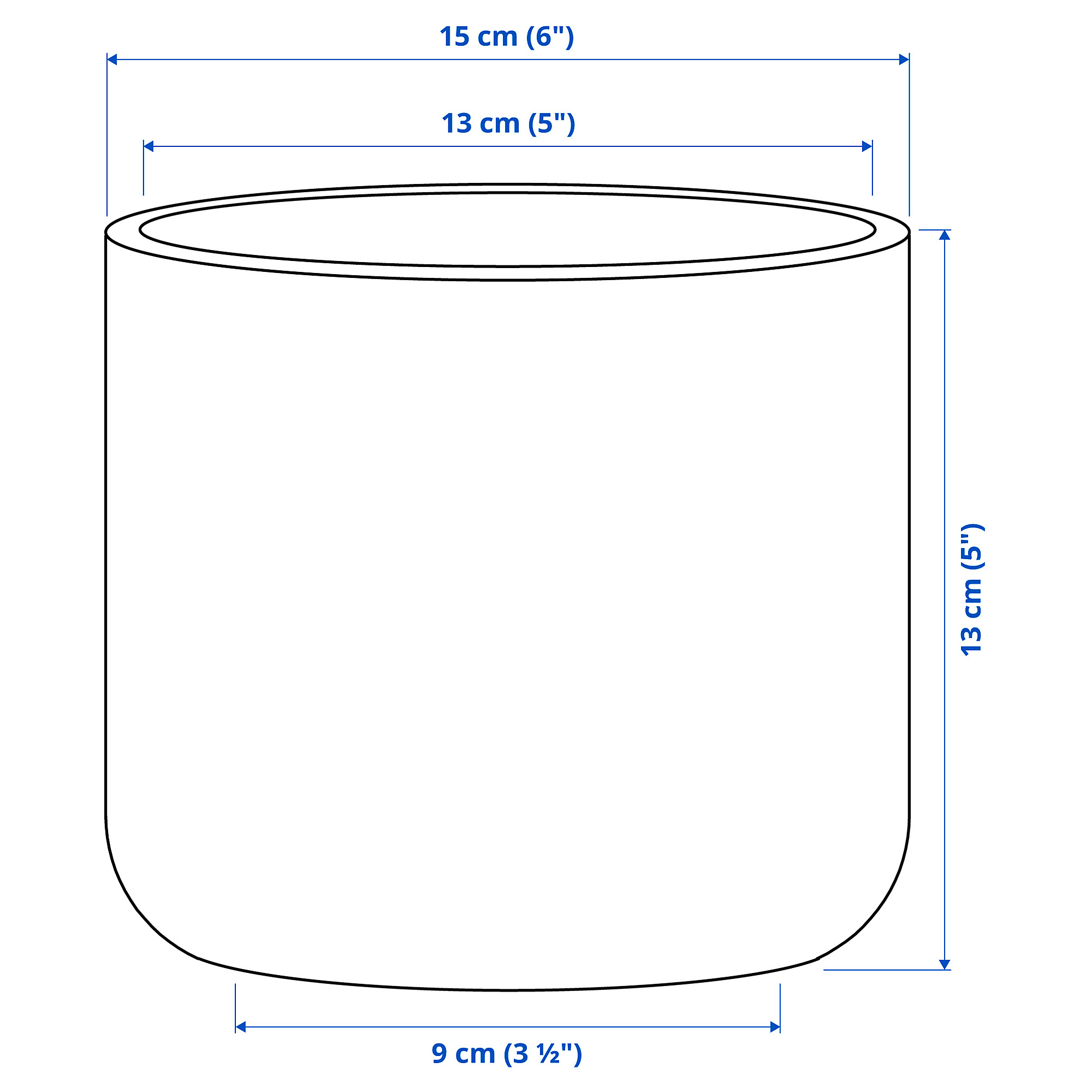 BUSKKAPRIFOL plant pot