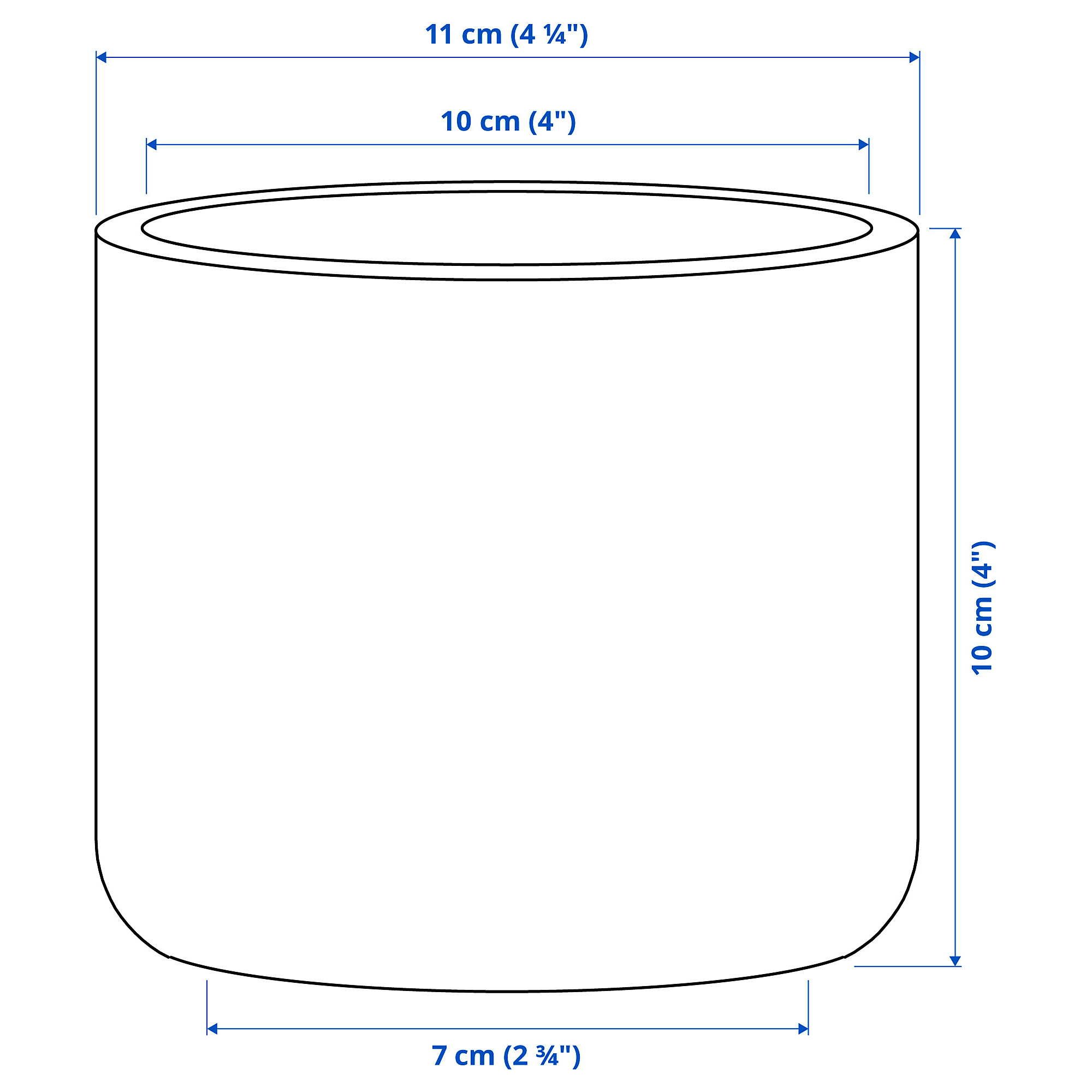 BUSKKAPRIFOL plant pot