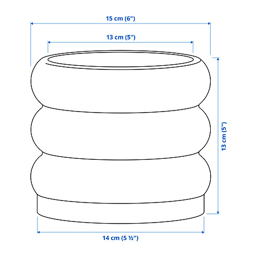 HASSELBUKETT plant pot