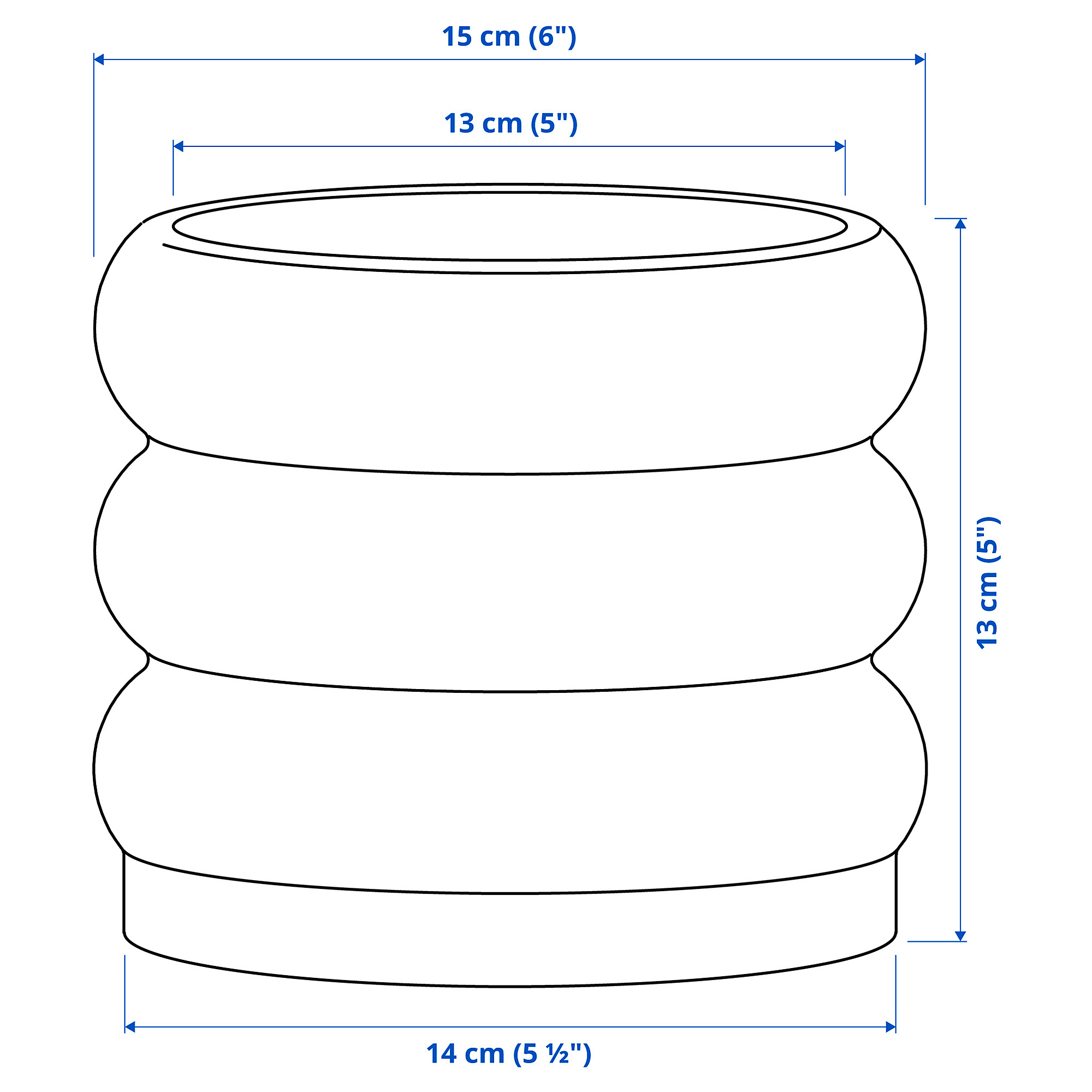 HASSELBUKETT plant pot