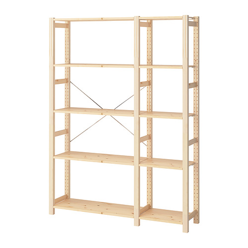 IVAR - 層架組合, 松木, 134x30x179 公分 | IKEA 線上購物 - PE970235_S4