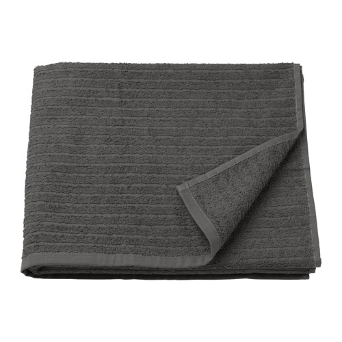 VÅGSJÖN - bath towel, dark grey | IKEA Taiwan Online - PE681580_S4