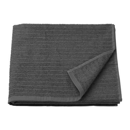 VÅGSJÖN - bath towel, dark grey, 70x140 cm | IKEA Taiwan Online - PE681580_S4