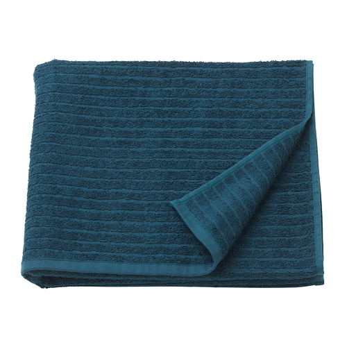 VÅGSJÖN - bath towel, dark blue | IKEA Taiwan Online - PE681582_S4