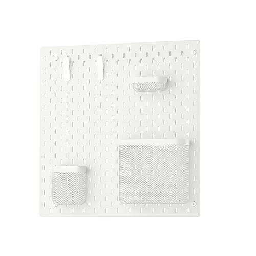 SKÅDIS - 收納壁板組, 白色, 56x56 公分 | IKEA 線上購物 - PE906921_S4