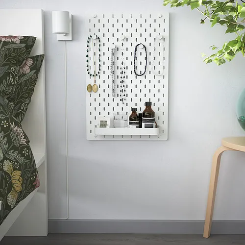 SKÅDIS - 收納壁板組, 白色, 36x56 公分 | IKEA 線上購物 - PE906924_S4