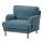 STOCKSUND - armchair, Ljungen blue/light brown/wood | IKEA Taiwan Online - PE575041_S1