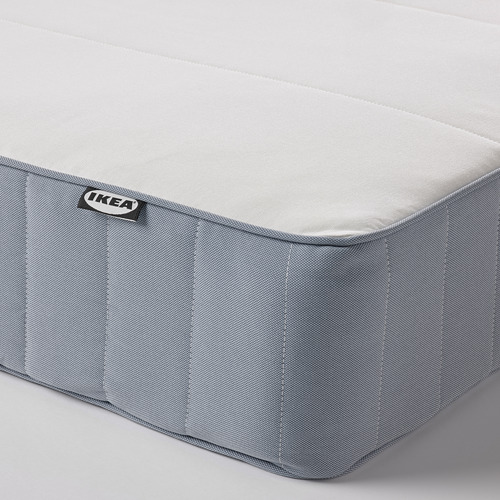 VESTMARKA - 雙人彈簧床墊, 偏硬/淺藍色 | IKEA 線上購物 - PE783057_S4
