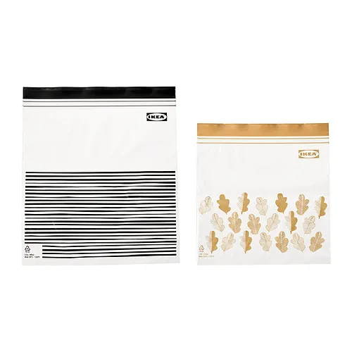 ISTAD - 保鮮袋, 具圖案 黑色/黃色, 2.5/1.2 公升 | IKEA 線上購物 - PE868034_S4