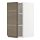 METOD - wall cabinet with shelves, white/Voxtorp walnut effect | IKEA Taiwan Online - PE725482_S1