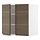 METOD - wall cabinet with shelves/2 doors, white/Voxtorp walnut effect | IKEA Taiwan Online - PE725484_S1