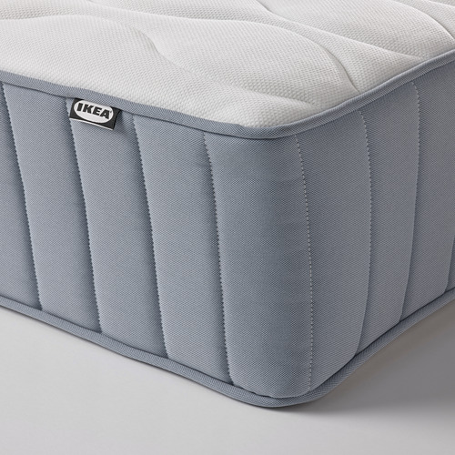 VÅGSTRANDA - pocket sprung mattress, extra firm/light blue | IKEA Taiwan Online - PE783087_S4
