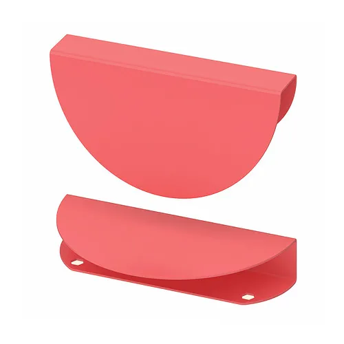 BEGRIPA - 把手, 淺紅色/半圓形, 130 公厘 | IKEA 線上購物 - PE907072_S4