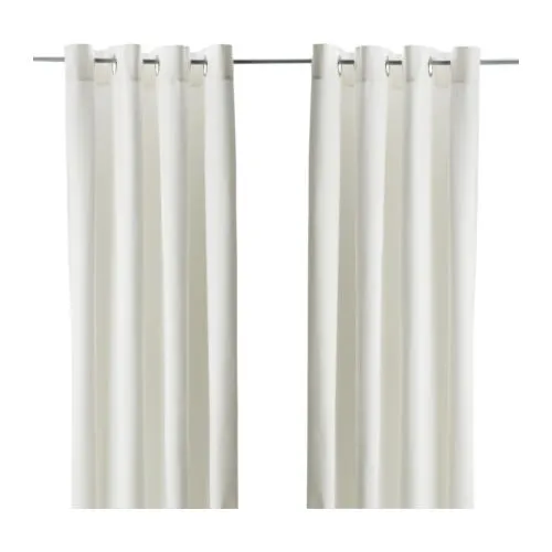MERETE - 高度遮光窗簾 2件裝, 白色/附穿環, 145x250 公分 | IKEA 線上購物 - PE190980_S4