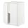 METOD - base cabinet with shelves/2 doors, white/Voxtorp high-gloss/white | IKEA Taiwan Online - PE725557_S1