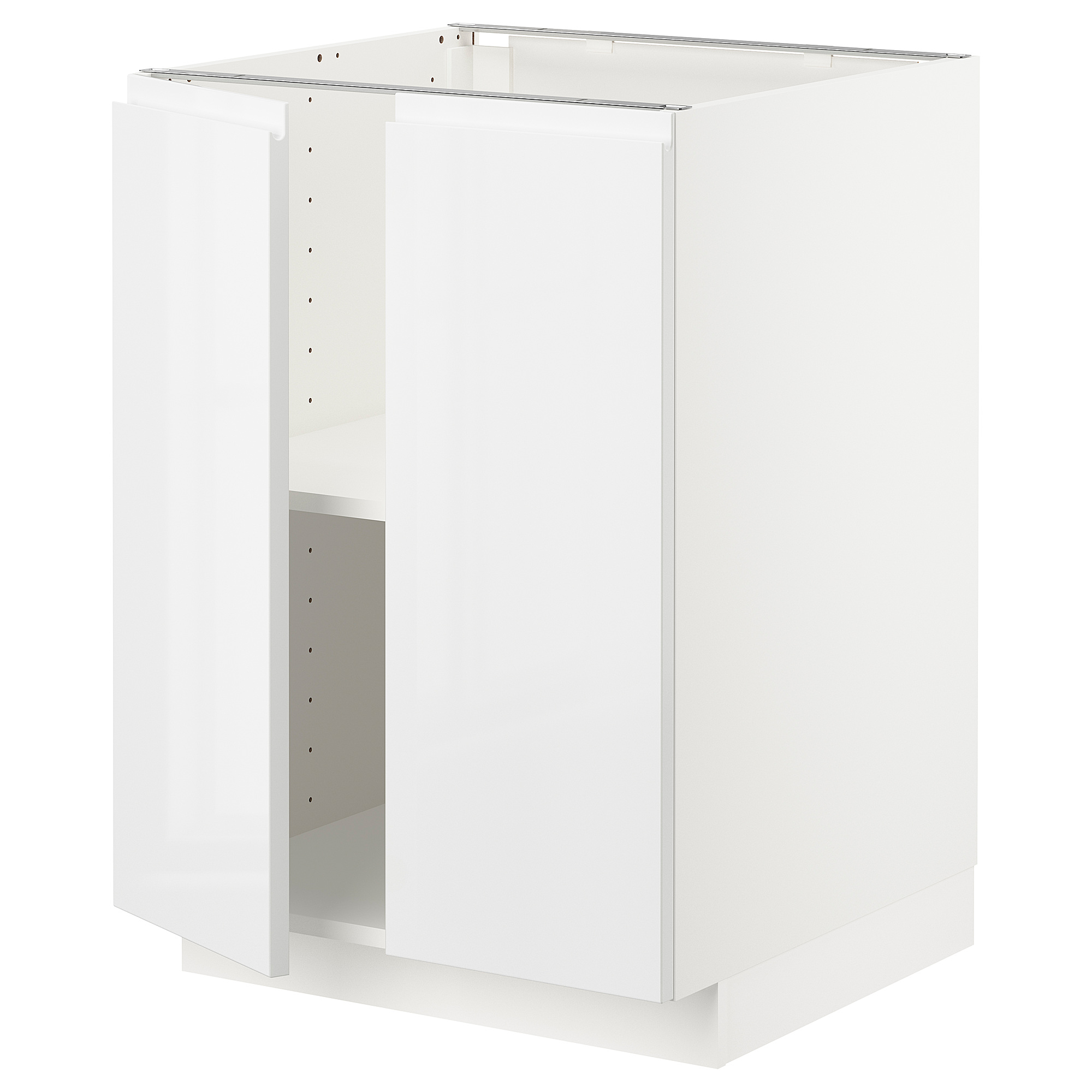 METOD base cabinet with shelves/2 doors