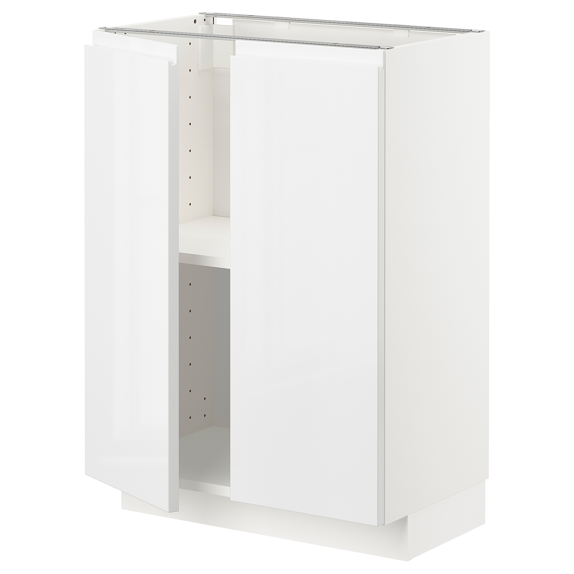 METOD base cabinet with shelves/2 doors