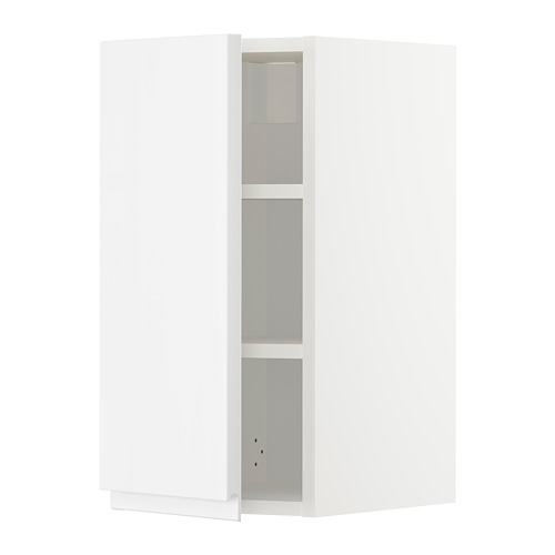 METOD - wall cabinet with shelves, white/Voxtorp high-gloss/white | IKEA Taiwan Online - PE725578_S4