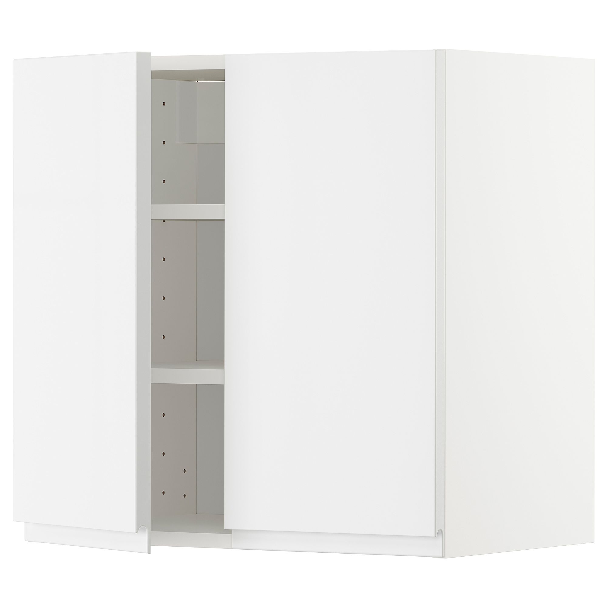 METOD wall cabinet with shelves/2 doors