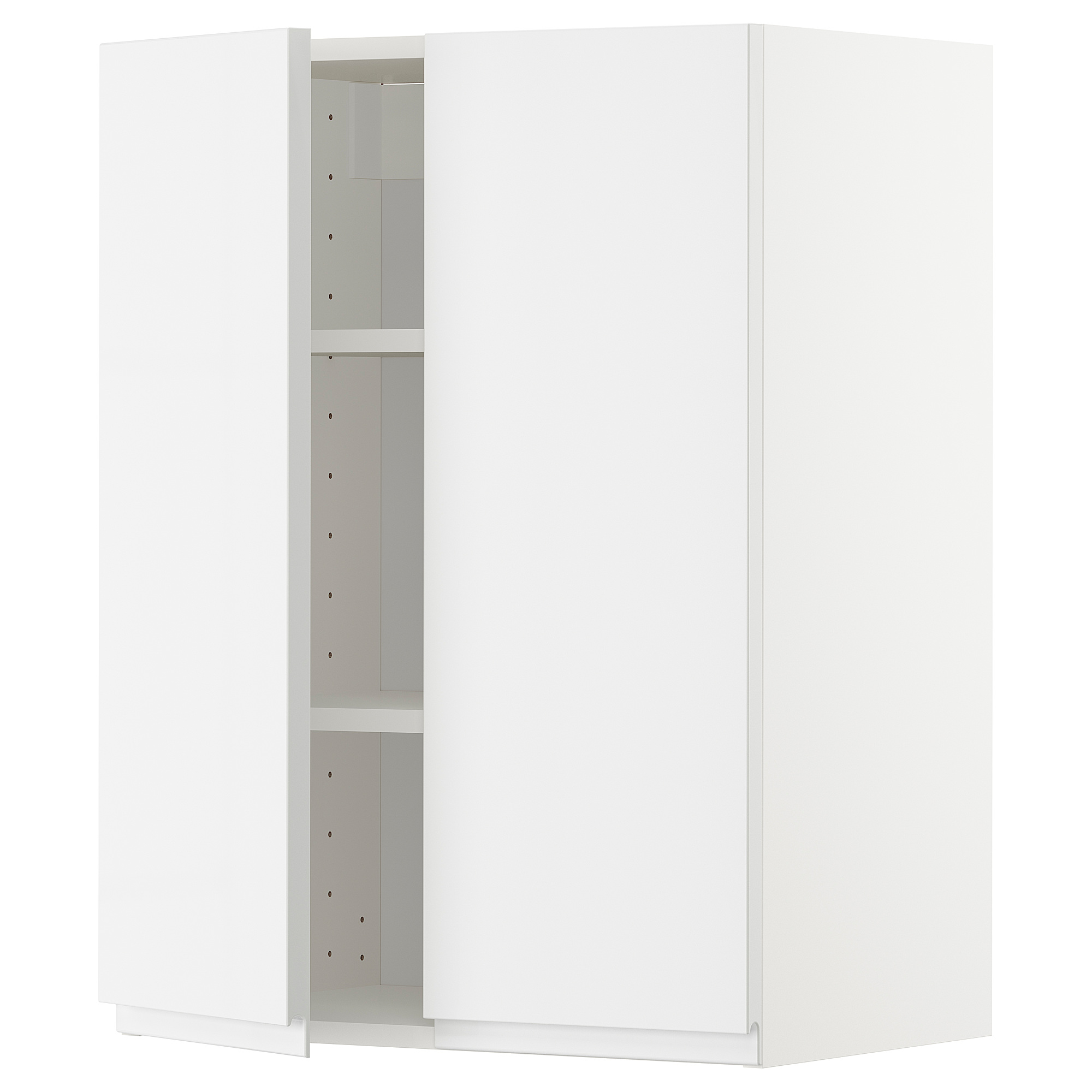 METOD wall cabinet with shelves/2 doors