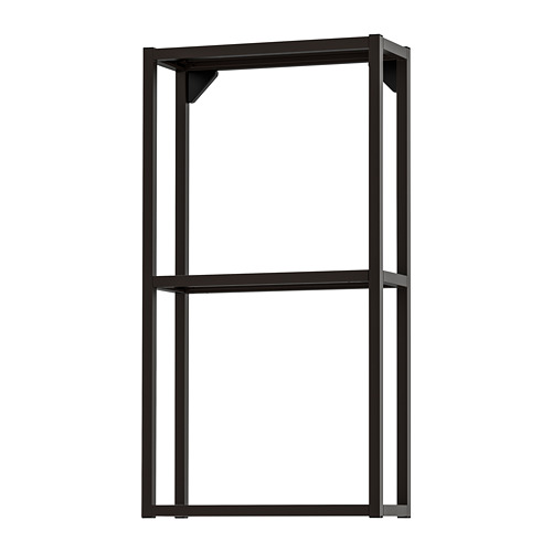 ENHET - 壁櫃框附層板, 碳黑色 | IKEA 線上購物 - PE769564_S4