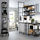 ENHET - 廚房, 碳黑色/灰色 框架 | IKEA 線上購物 - PE783134_S1