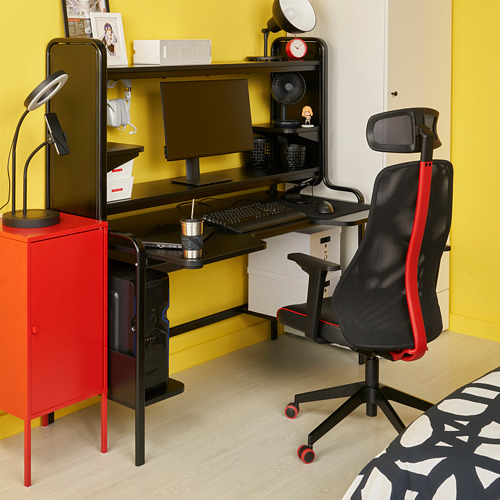 FREDDE/MATCHSPEL - gaming desk and chair, black | IKEA Taiwan Online - PE825413_S4