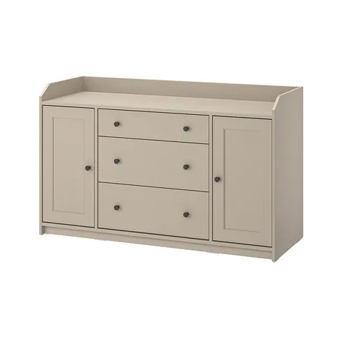 HAUGA - 邊櫃, 米色, 140x84 公分 | IKEA 線上購物 - PE825418_S4
