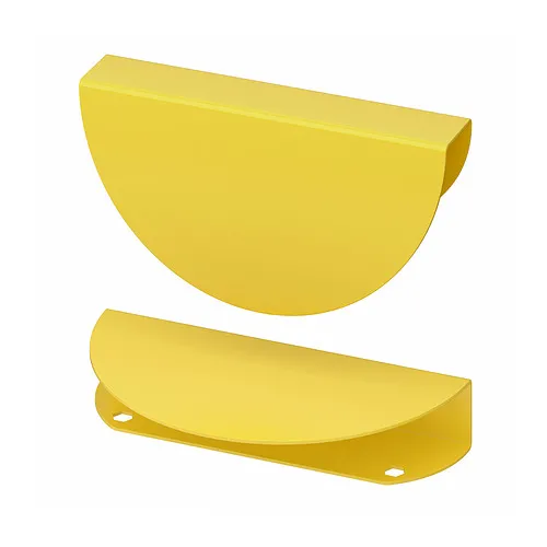BEGRIPA - 把手, 黃色/半圓形, 130 公厘 | IKEA 線上購物 - PE907081_S4