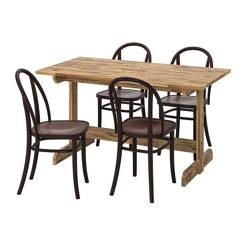 NACKANÄS/SKOGSBO table and 4 chairs