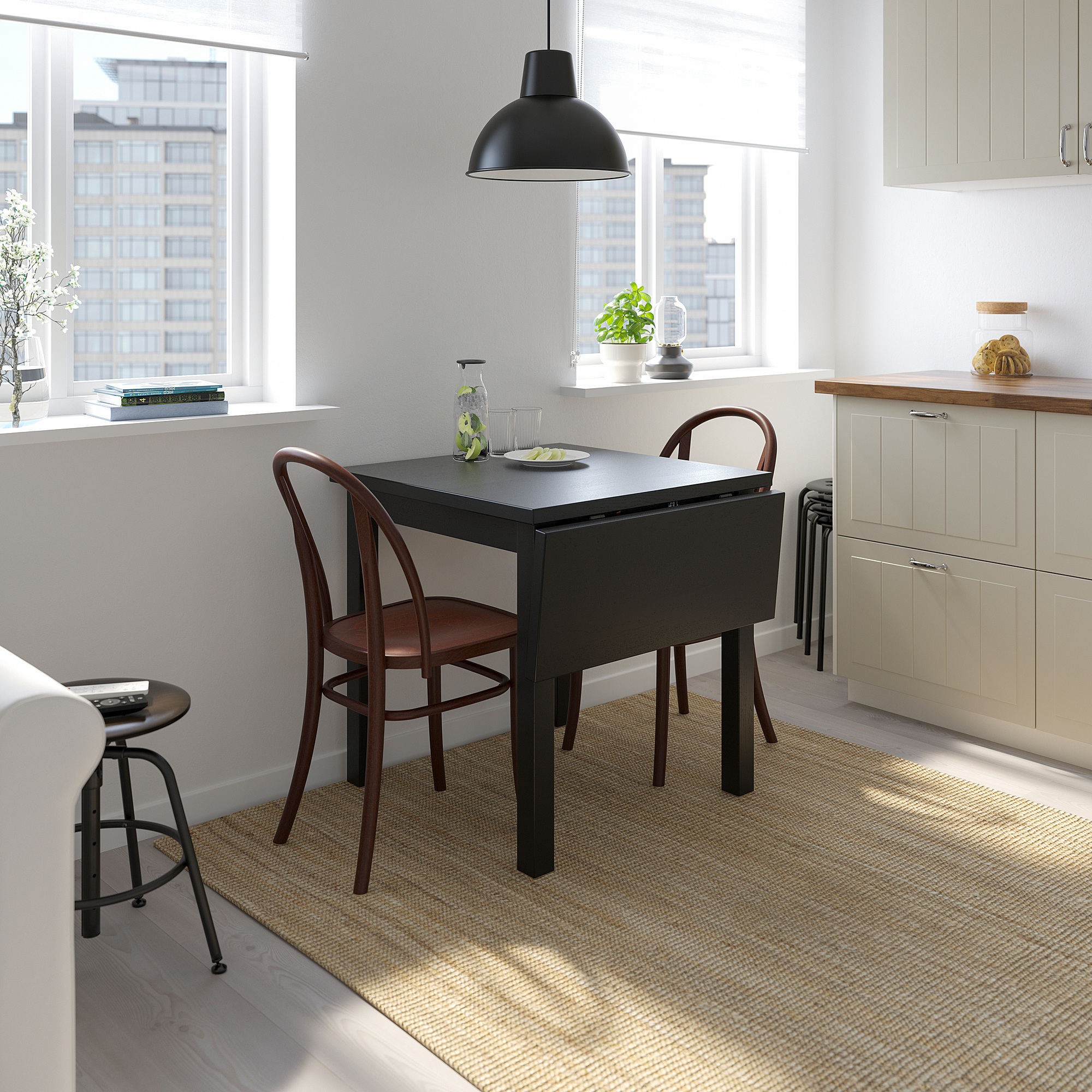 NORDVIKEN drop-leaf table