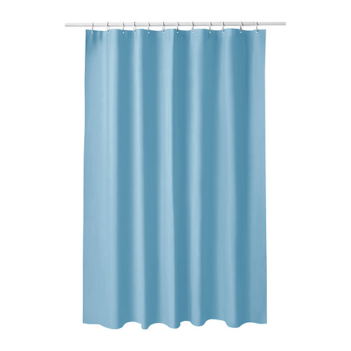 LUDDHAGTORN - shower curtain, blue, 180x200 cm | IKEA Taiwan Online - PE970467_S4