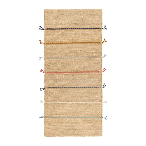 RAKLEV - 平織地毯, 手工製 自然色/彩色, 70x160 公分 | IKEA 線上購物 - PE681775_S4