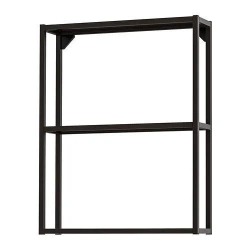 ENHET - 壁櫃框附層板, 碳黑色, 60x15x75 公分 | IKEA 線上購物 - PE769578_S4