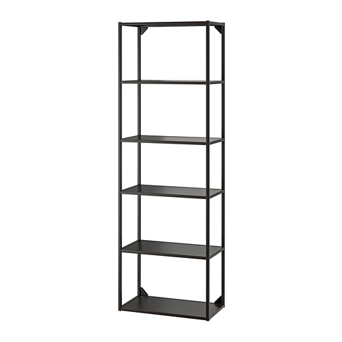 ENHET - high fr w shelves, anthracite, 60x30x180 cm | IKEA Taiwan Online - PE769583_S4
