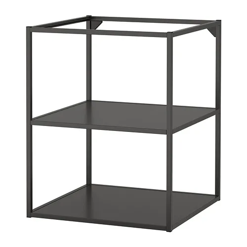 ENHET - 底框附層板, 碳黑色, 60x60x75 公分 | IKEA 線上購物 - PE769588_S4