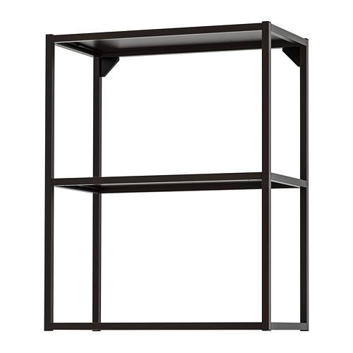 ENHET - wall fr w shelves, anthracite, 60x30x75 cm | IKEA Taiwan Online - PE769591_S4